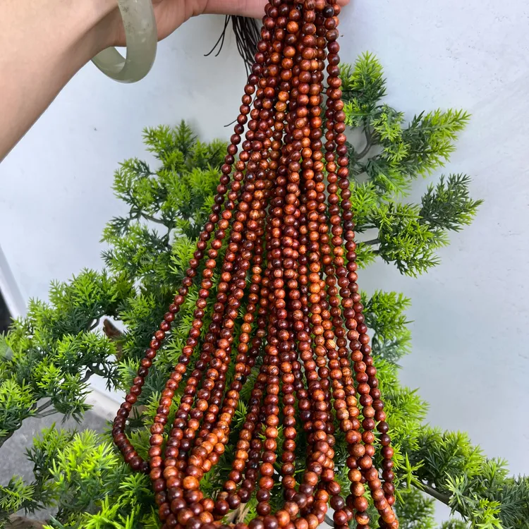 红志轩红木海南黄花梨0.6/108粒