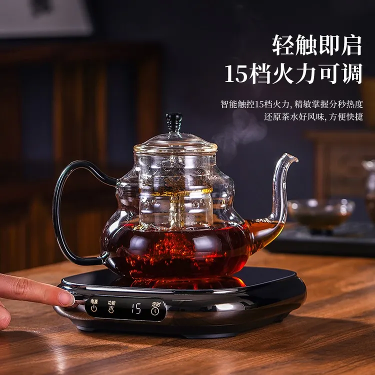 2025新款大方电陶炉迷你烧水蒸茶炉家用家用煮德茗堂电陶炉