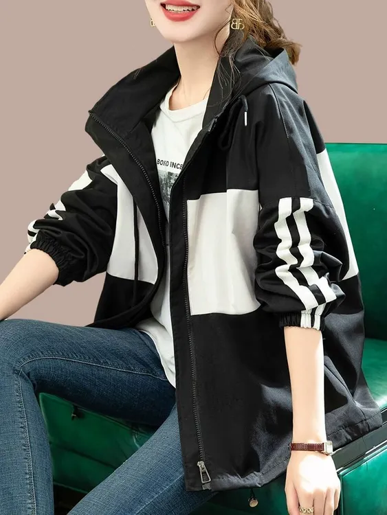 女士短外套2025春秋季新款爆款休闲宽松工装棒球服夹克运动冲锋衣