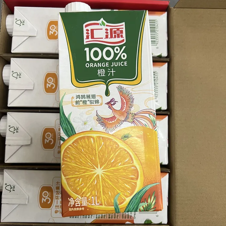 三宝爸甄选汇源橙汁礼盒装1L*5盒