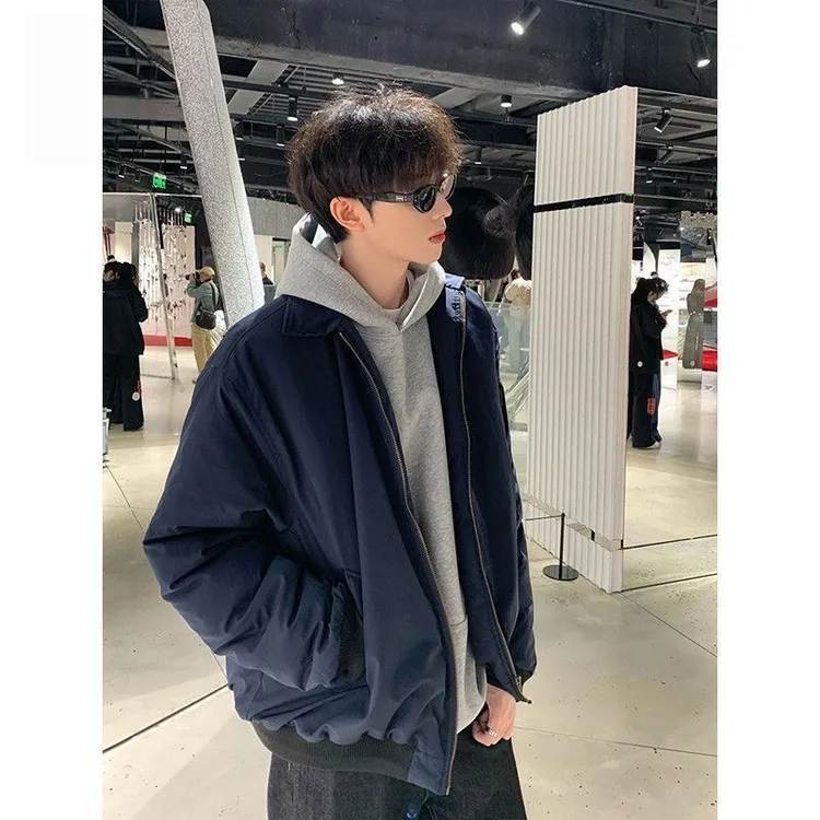 美式春秋短款飞行夹克外套男款秋冬工装潮牌cleanfit高级立领外套