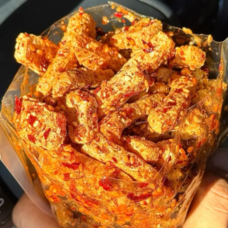 叙永豆腐干网红零食小吃重庆特产四川麻辣脆香追剧解馋休闲炸豆干