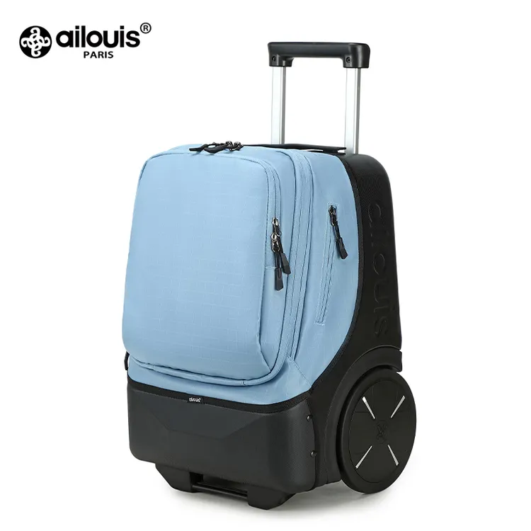 爱路易初高中大轮学生拉杆书包减负多功能拉杆包防水可爬梯拉杆箱