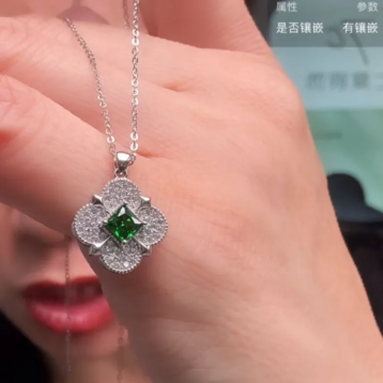 坠链均925银 925纯银项链