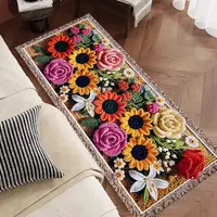 C021【40*160cm】硅藻泥入户门里门外喜庆玄关防滑免洗地毯