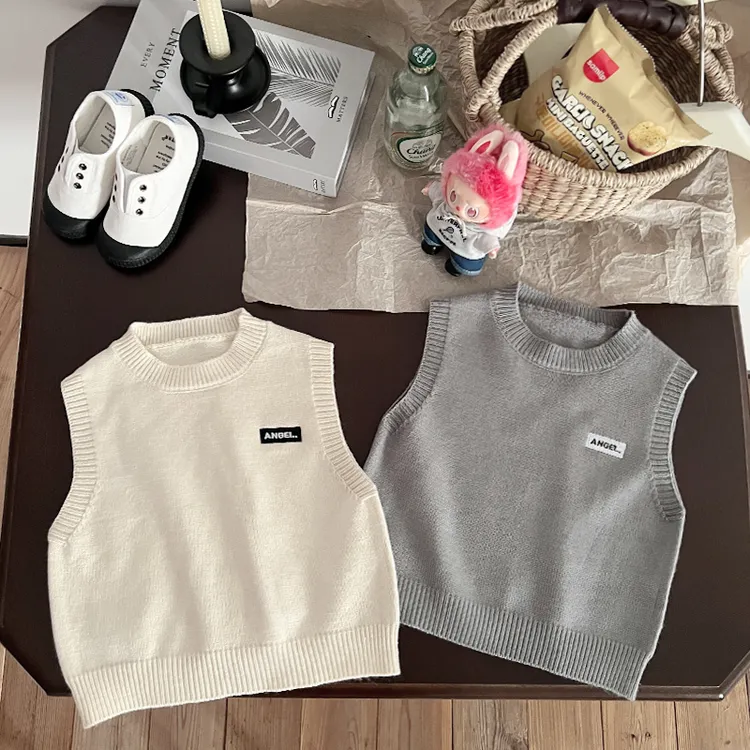 【现货】郝叔童品秋款上新潮牌2025男童高货时尚洋气毛衣马甲HS5311