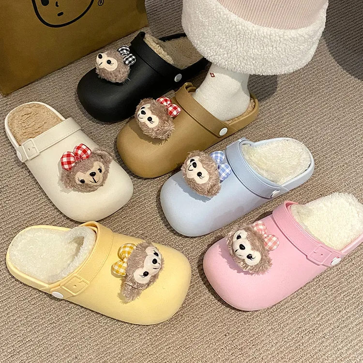 【皮卡】2025新款雪莉玫KT猫博肯棉拖可拆卸内胆外穿居家保暖加绒