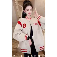 WEIFANSHU/魏凡舒【爱豆出行】棒球服鸭绒外套