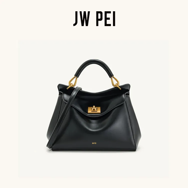 JW PEI手提包女2024新款Lucia锁扣大容量单肩斜挎高级感轻奢2T68