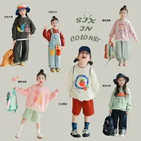 utouto大耳象女童六色卡通印花卫衣2025春季新款儿童2501093