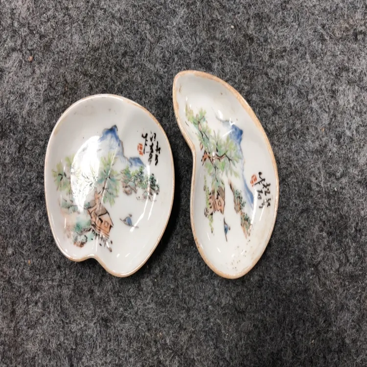 青花喜字 笔筒.手绘全品相无磕碰