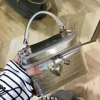 拉链盒子包手提包手拿包单根手提款百搭链条可折叠