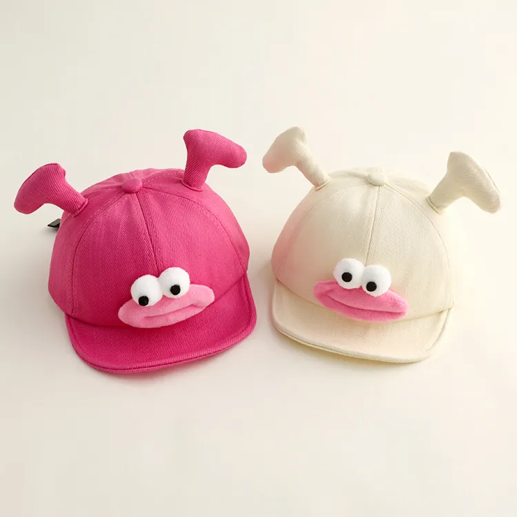 鸭舌帽小熊婴幼儿春秋季棒球帽男女宝宝男款婴儿帽子运动宝宝帽子