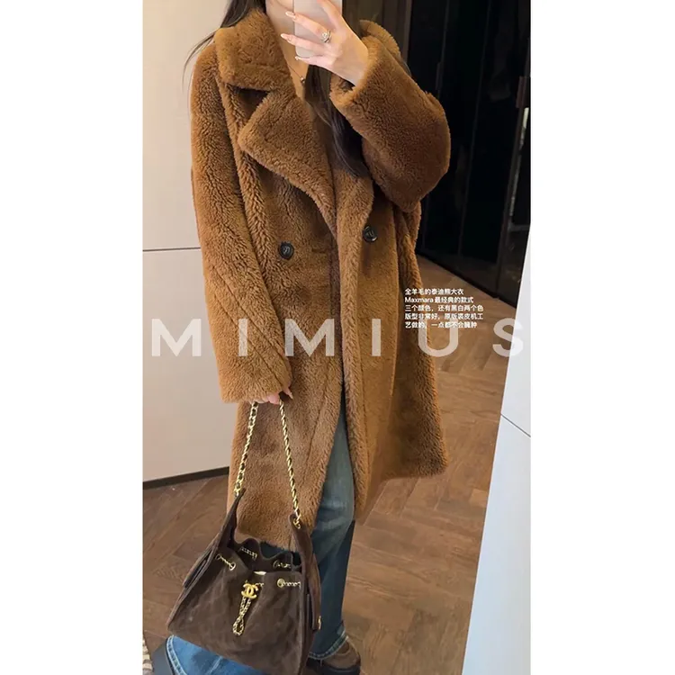 【mimius】P Max家经典Teddy泰迪颗粒羊毛大衣 G10095
