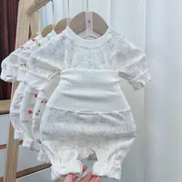 宝宝春秋秋季新款a类33005纯棉高腰分体护肚秋衣婴儿衣服秋冬款