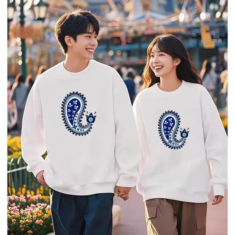 多巴胺服装情侣网红洋气炸街纯欲慵懒风酷飒风秋装srek卫衣男女装