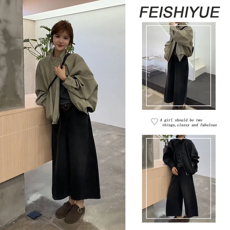 秋季时尚穿搭一整套女2025新款休闲短外套百搭显瘦裤子两件套