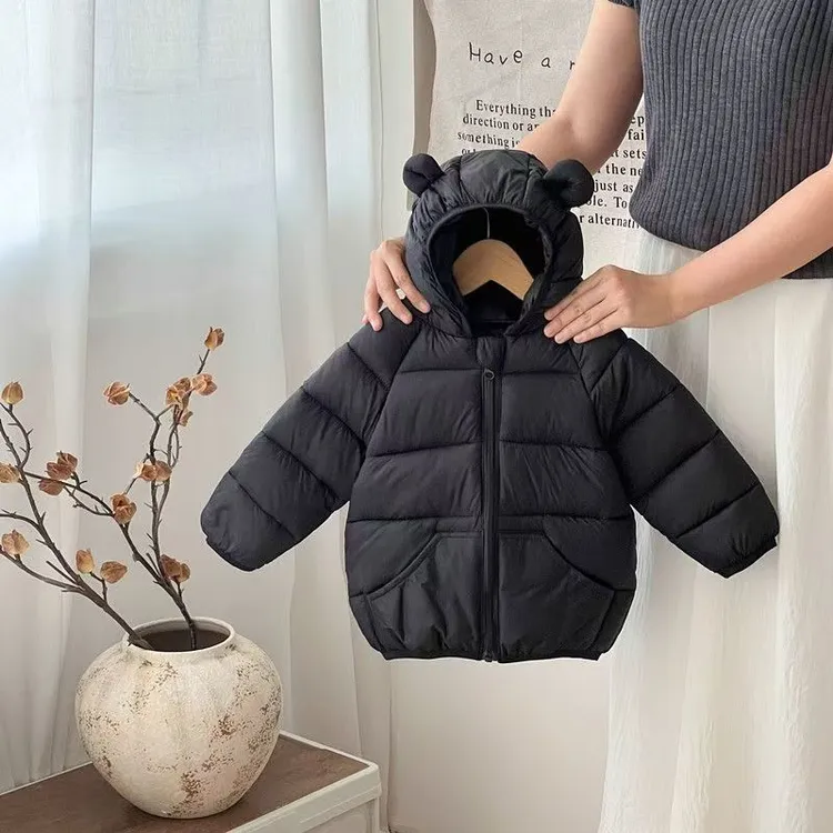 短款棉袄棉服男童冬装短款外套保暖婴儿连体衣男童