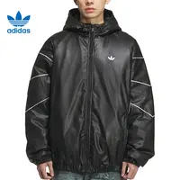 adidas/阿迪达斯三叶男子运动休闲棉服外套KC2653