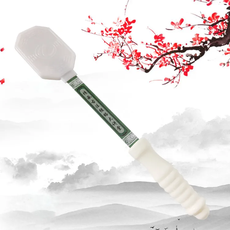 源头厂家按摩扣痧拍砂板出痧快加长经络拍拍打神器雷音拍双面八卦