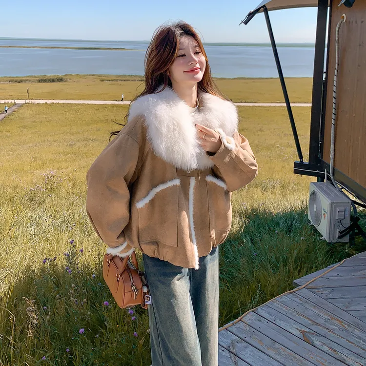 高级感轻熟大毛领羽绒服女冬季2025新款巨好看时髦羽绒内胆派克服