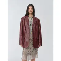 付智恩 漫步墨尔本 短款复古西装休闲外套女