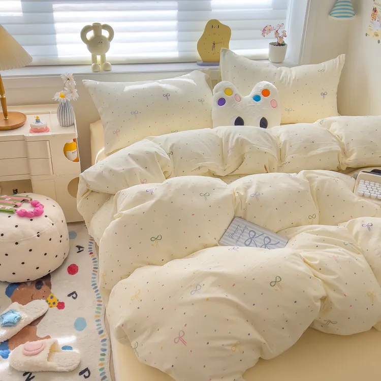 A类南通家纺床单四件套夏天家用单件被套罩床上用品床笠学生宿舍