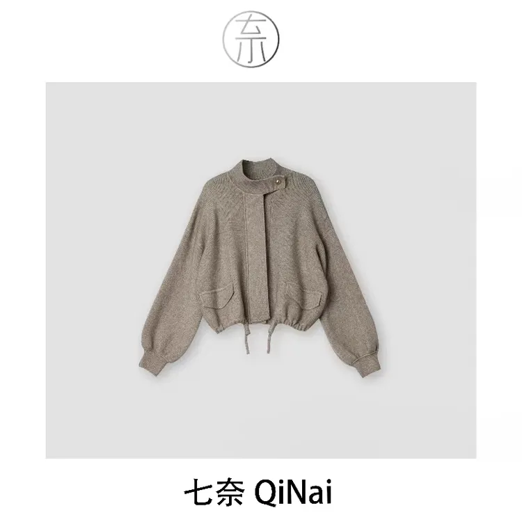 七奈推荐 【松雾里W】洋气设计感气质上衣 QN10056