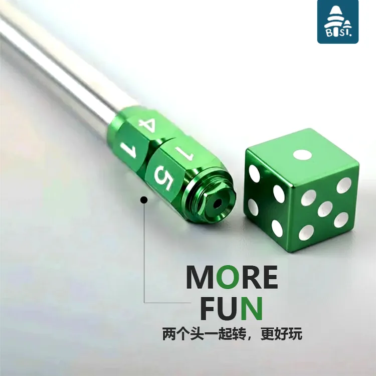 BTST骰子笔2代全新设计全金属多功能骰子笔中性笔圆珠笔