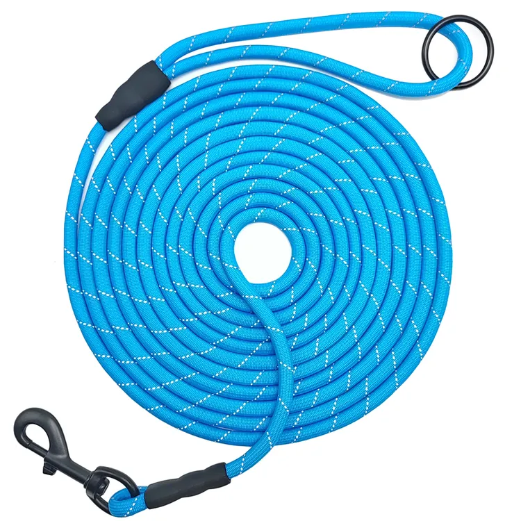 超长狗狗牵引绳6米10米狗链子反光条中大型犬户外栓狗绳遛狗链子