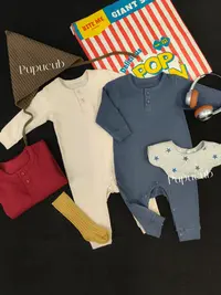 超好看北欧风爬服！Pupucub宝宝长袖连体衣春秋款百搭男女童百日宴