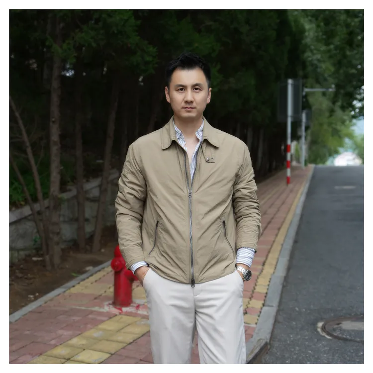 秋季新款男士经典翻领三防夹克户外工装梭织防风休闲外套 PP25508