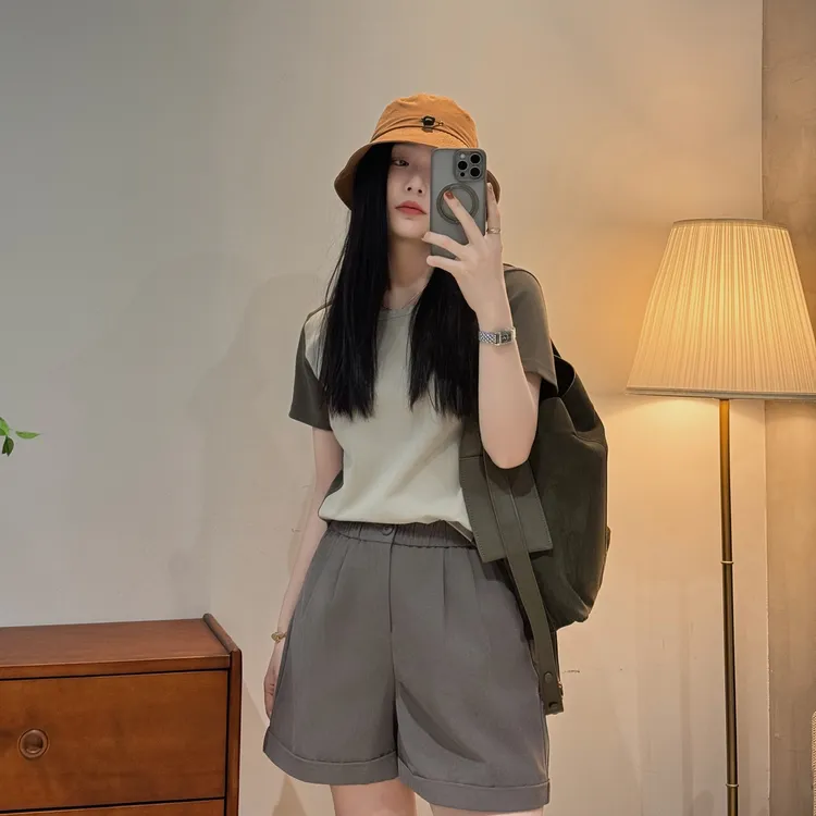 今婷t恤短袖女款爆款2025新款洋气衣服显瘦上衣女装夏季J25206302