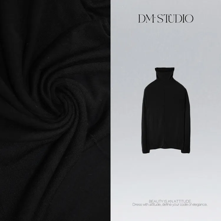 DEDM•STUDIO/气质小众纯色修身高领套头打底上衣2508MY/118701