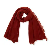 时尚中国红冬季保暖围巾2315-354-9783