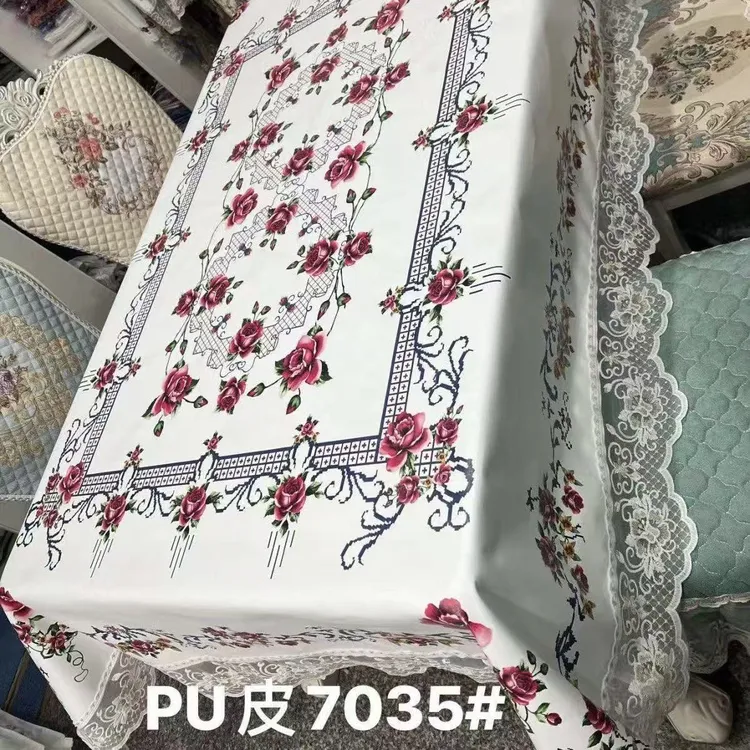 防水防油免洗民族风方形餐桌茶几桌布