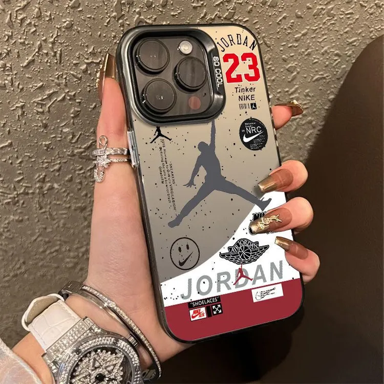 苹果手机壳适用苹果17/16Promax保护套潮牌彩银IMD14/15防摔12/13