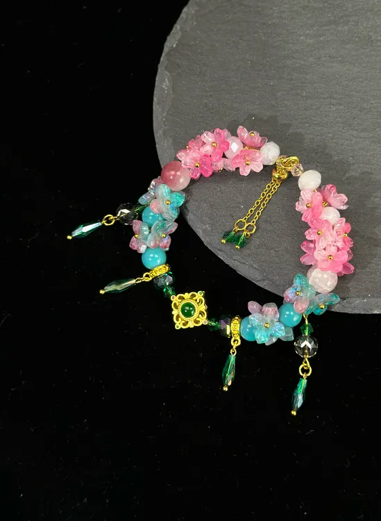 合金琉璃手链 【韶华】-挽星河小众国风设计时尚高级手串