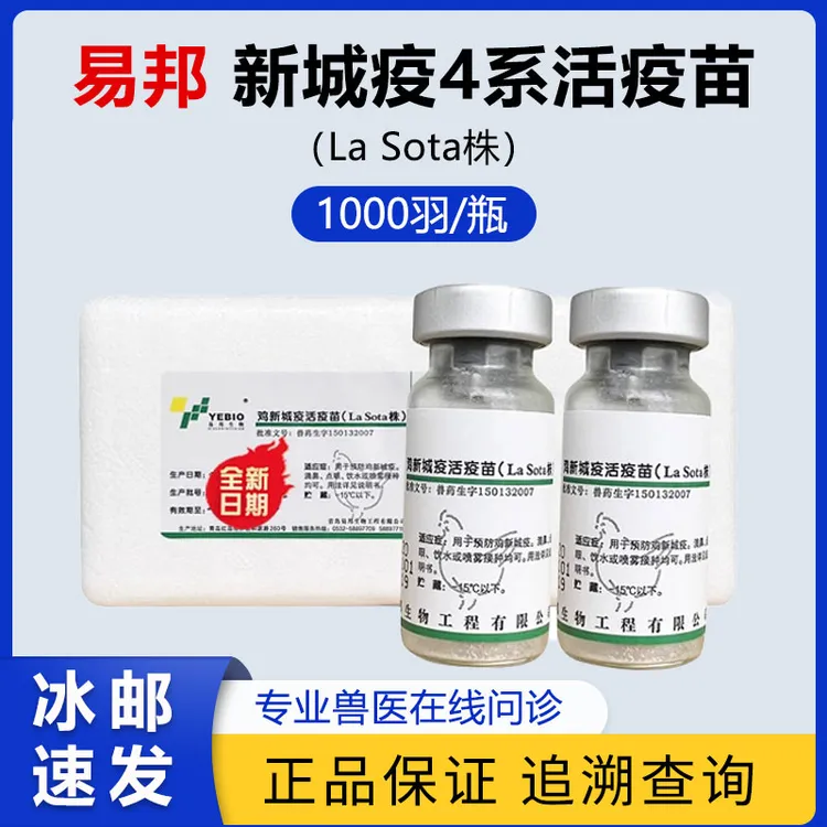 易邦新城疫疫苗鸡四系c30鸡瘟疫苗鸽子疫苗鸽瘟疫苗小鸡疫苗
