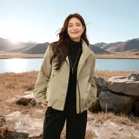 纤莉秀W大码女装时尚简约个性休闲连帽百搭保暖棉服QK4237