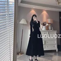【现货】LUOLUOZ【末路狂花】气质高级感上衣＋半身长裙两件套DL005
