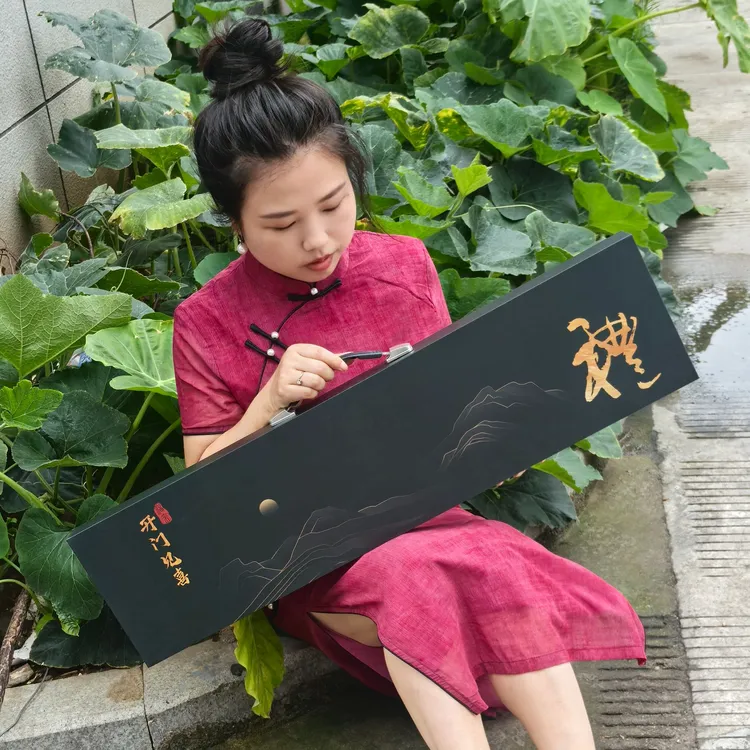 七夕节创意全新设计手提款开门见喜纪念日送一米男生烟盒礼物包装