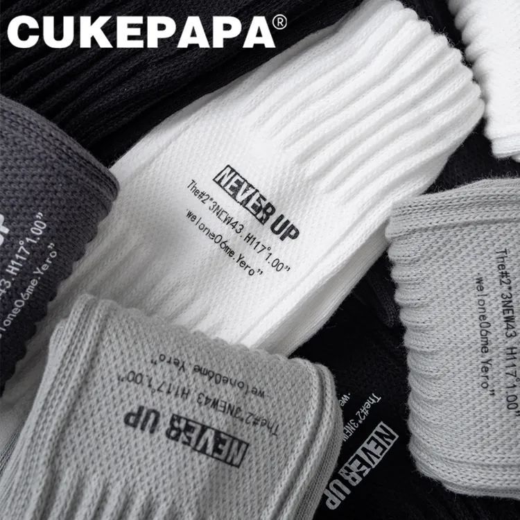 秋冬日系工装港风潮袜男袜保暖毛圈运动袜棉袜堆堆cityboy长筒袜