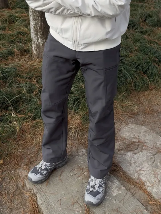 Trendsetter冬季户外加绒徒步登山滑雪防水保暖软壳冲锋直筒神裤