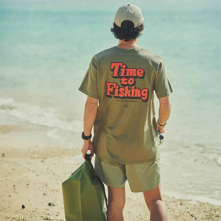 日本进口品牌IFC TIME TO FISHING TEE路亚潮流T恤IFSS25-039