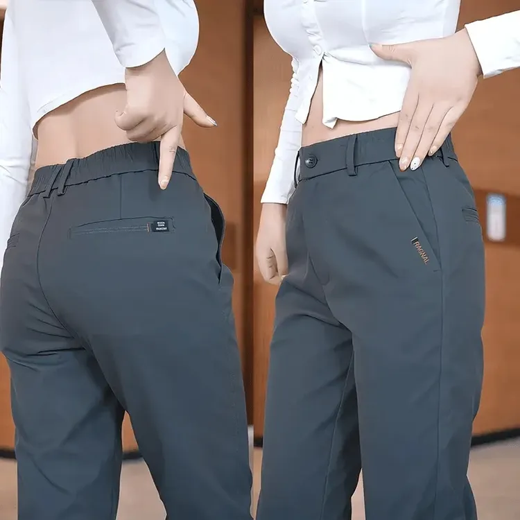 2025男装秋冬新款休闲裤时尚轻商务风休闲男装厚款保暖爆款男裤子