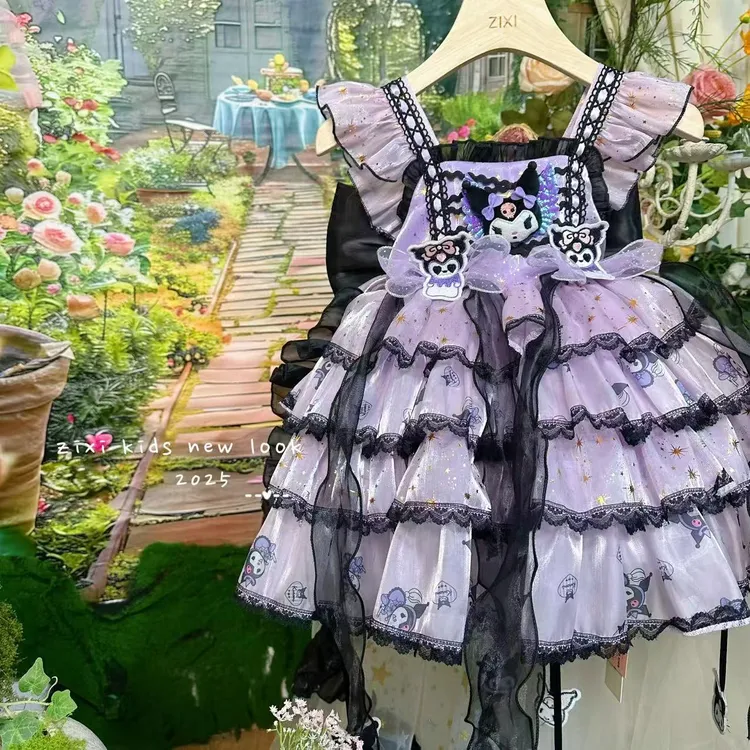 ZX-093-儿童时尚高级款重工洛丽塔库洛米纱裙（夏款）