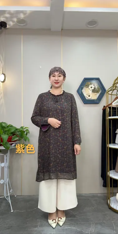w1894花边领双纱连衣裙(裙长1.05左右)