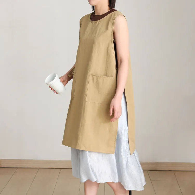 2025新款围裙厨房家用防水防油做饭家务围腰餐饮工作服男女款