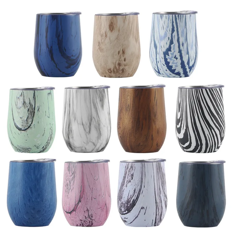 厂家批发礼品保温杯朝牌运动水壶304不锈钢创意木纹可乐瓶密封